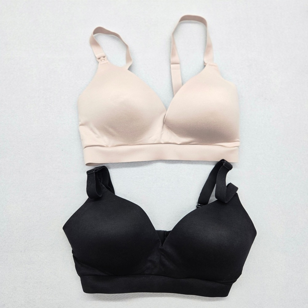 Kindred Bravely Signature Sublime Pumping Nursing Bra Lot Black Tan M Busty EUC